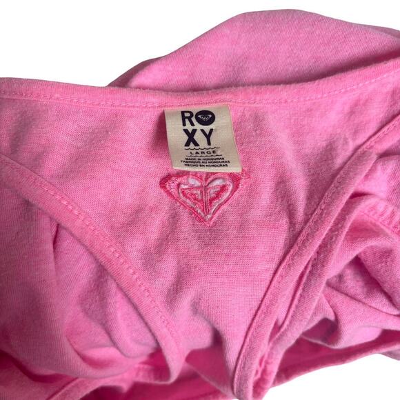 Y2K VTG. 2000'S ROXY LOGO PINK ROXY SURF TANK TOP - Picture 8 of 8